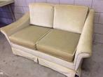 Lekkere 2 persoons velours stoffen Zitbank Loungebank, Ophalen, Gebruikt, 150 tot 200 cm, Tweepersoons