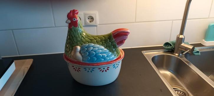 Aardewerk Kippen Eierenmand - Puntgaaf!, Huis en Inrichting, Keuken | Keukenbenodigdheden, Ophalen of Verzenden