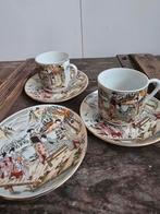 Chinees kop en schotel set met gezicht, Antiek en Kunst, Ophalen of Verzenden