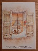 Kerstkaart - vouwkaart, Ophalen of Verzenden, Ongelopen, Feest(dag)
