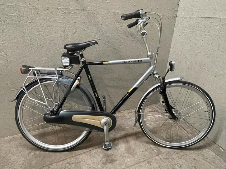 Gazelle Chamonix 8 speed, Fietsen en Brommers, Fietsen | Heren | Herenfietsen, Zo goed als nieuw, Gazelle, 61 tot 65 cm, Versnellingen