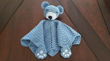 Tutdoekje met speenkoord beer teddy knuffeldoekje beschikbaar voor biedingen