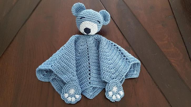 Tutdoekje met speenkoord beer teddy knuffeldoekje, Kinderen en Baby's, Kraamcadeaus en Geboorteborden, Nieuw, Kraamcadeau, Ophalen of Verzenden