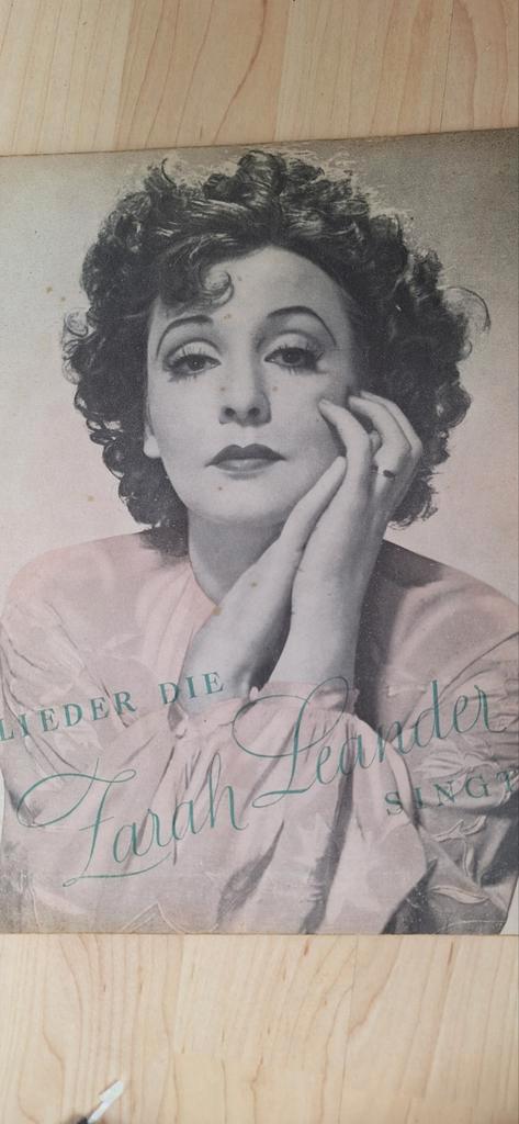 Zarah Leander - Liederen Bladmuziek (Jaren '40), Boeken, Muziek, Gelezen, Artiest, Ophalen of Verzenden