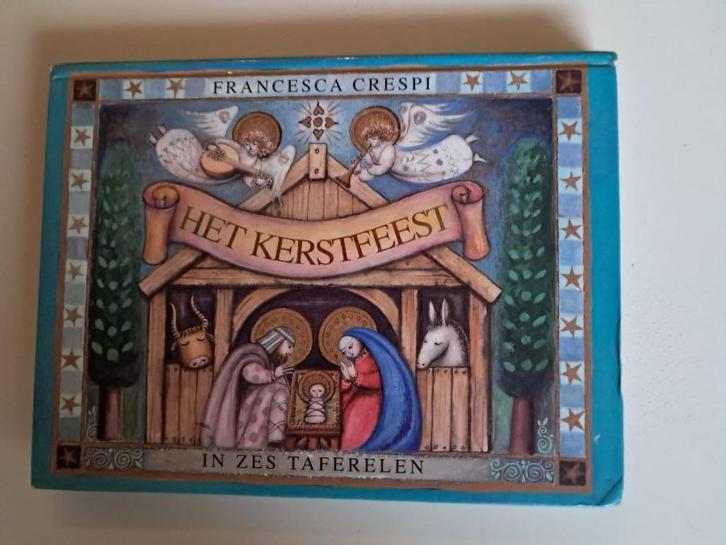 kerst: het kerstfeest Francesca Crespi pop-upboek, Diversen, Kerst, Gebruikt, Ophalen of Verzenden