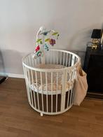 Ronde box op wieltjes incl matras en boxkleed, Kinderen en Baby's, Boxen, Ophalen, Zo goed als nieuw, Rond, Boxkleed