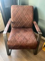 Robuuste stoel, Huis en Inrichting, Stoelen, Ophalen, Gebruikt, Bruin, Metaal