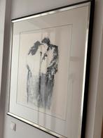 Prachtige litho in kunstzaak gekocht 80/100, Antiek en Kunst, Ophalen of Verzenden