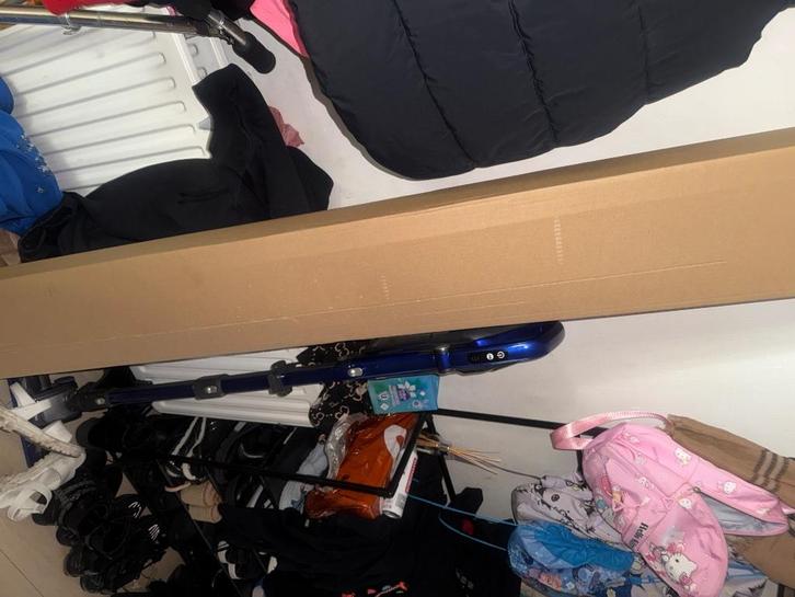 Kinderbedje, Kinderen en Baby's, Kinderkamer | Bedden, Nieuw, Minder dan 140 cm, 100 cm of meer, Lattenbodem, Matras, Ophalen