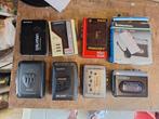 Verzameling van 7 vintage walkmans Sony Philips Sanyo 1980's, Ophalen of Verzenden, Walkman