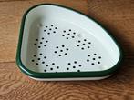 Emaille gootsteenbakje groen crème, Antiek en Kunst, Antiek | Emaille, Ophalen of Verzenden