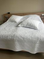 Bedsprei wit incl. 2 hoofdkussens, Wit, Tweepersoons, Ophalen of Verzenden, Deken of Dekbed