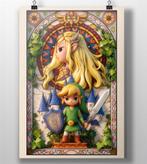 the Legend of Zelda 3D look Retro Videogame Poster, Verzamelen, Posters, Nieuw, Ophalen of Verzenden, A1 t/m A3, Film en Tv