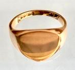 Gouden zegelring - Maat 19, Sieraden, Tassen en Uiterlijk, Ringen, 19 tot 20, Ophalen of Verzenden, Zo goed als nieuw, Dame of Heer