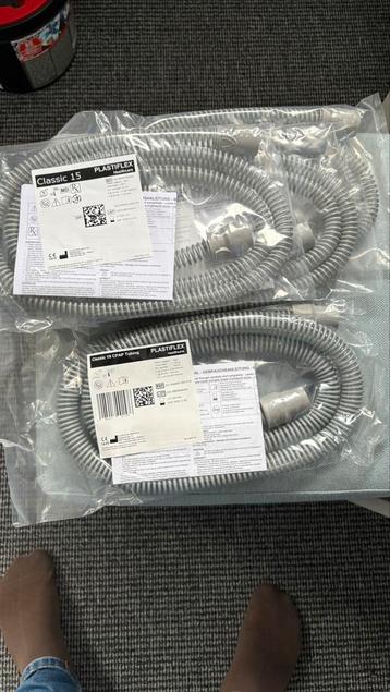 Nieuwe CPAP slangen 15 en 19 mm. 1.83 meter lang beschikbaar voor biedingen