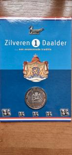 Zilveren Daalder kievitsbloem, Postzegels en Munten, Munten | Nederland, Zilver, Ophalen of Verzenden