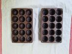 2 bakelieten chocolade kersenbonbon vormen, Antiek en Kunst, Ophalen of Verzenden