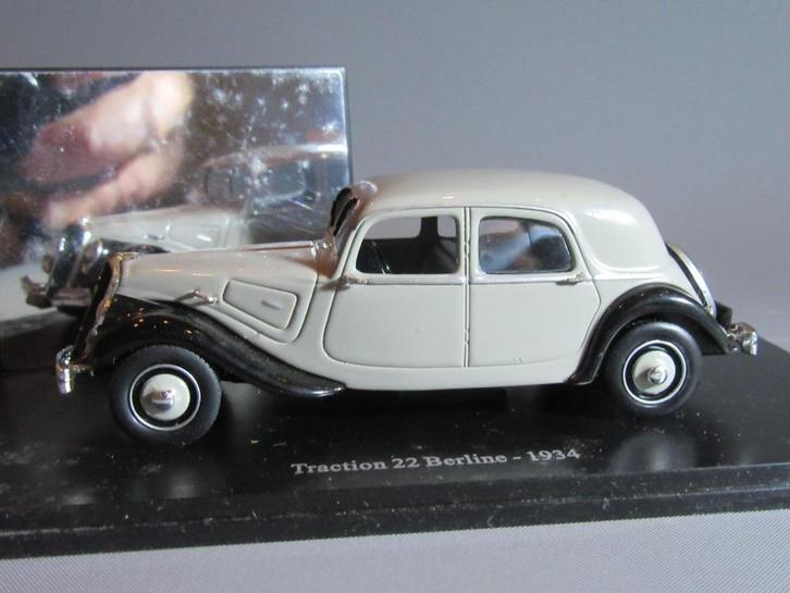 28479: Citroën Traction 22 Berline - 1934 - Atlas 1:43, Hobby en Vrije tijd, Modelauto's | 1:43, Zo goed als nieuw, Auto, Overige merken