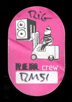 REM BACKSTAGE PASS Rotterdam R.E.M. 3 februari 2005, Gebruikt, Verzenden, Gebruiksvoorwerp