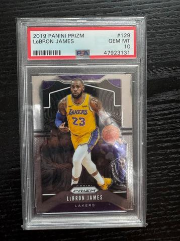 LeBron James LA Lakers 2019 Prizm - PSA 10 beschikbaar voor biedingen