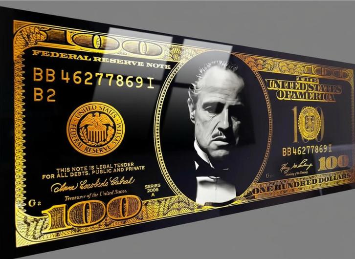 Foto op plexiglas "Godfather", Huis en Inrichting, Woonaccessoires | Schilderijen, Tekeningen en Foto's, Nieuw, Schilderij, 50 tot 75 cm