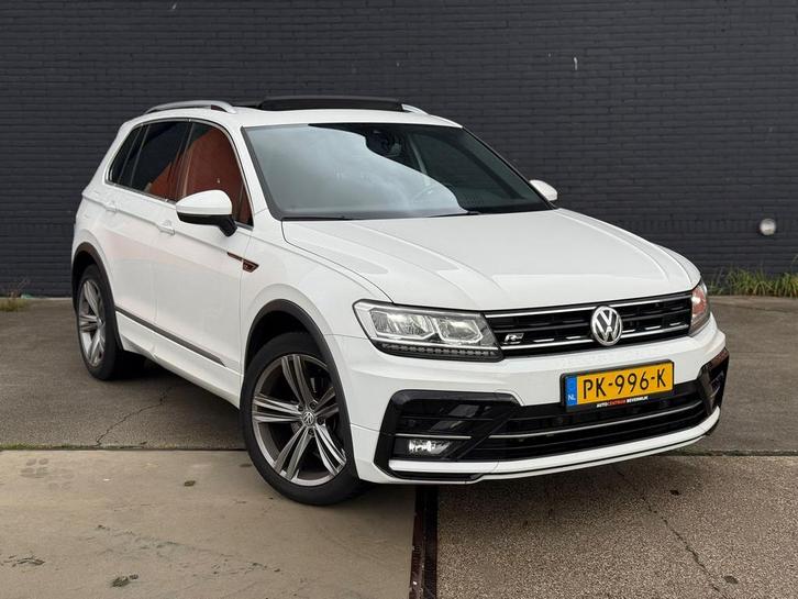 Volkswagen Tiguan 1.4 TSI R-Line 150PK 2017 Wit Pano Led NAP, Auto's, Volkswagen, Bedrijf, Tiguan, ABS, Airbags, Airconditioning