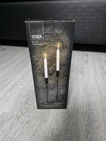 Senza Set van 2 Kandelaars - Zonder Kaarsen beschikbaar voor biedingen