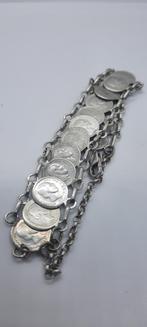 Zilveren Koning Willem II Armband - 19cm, Ophalen of Verzenden