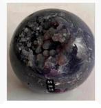 Korting XL Druifagaat bol, doorsnede 6,5 cm, 310 Gram, Verzamelen, Mineralen en Fossielen, Ophalen of Verzenden, Mineraal