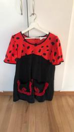 Lieveheersbeestjes jurk als nieuw  carnaval, Kleding | Dames, Ophalen of Verzenden, Zo goed als nieuw, Maat 38/40 (M)