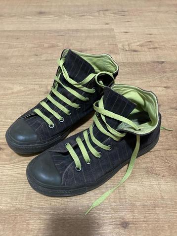 Converse All Stars zwart + groen 39 24,5cm beschikbaar voor biedingen