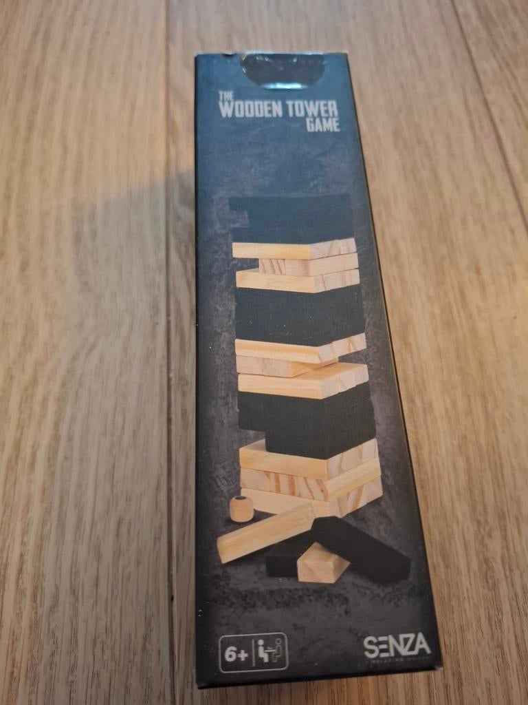 Houten Toren Spel, Vijf spelers of meer, Ophalen of Verzenden, Nieuw, Senza