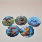 5x Flippo Caps The Good Dinosaur Disney, Ophalen of Verzenden, Overige figuren, Gebruikt, Overige typen