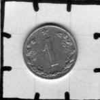Munt Tsjechoslowakije 1 haler 1957., Postzegels en Munten, Munten | Europa | Niet-Euromunten, Losse munt, Overige landen, Verzenden