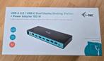 I-tec USB-S 3.0 /USB-C Dual display docking station Nieuw, Ophalen of Verzenden, Nieuw
