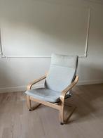 Ikea Poang fauteuil lichtgrijs, Ophalen, Gebruikt