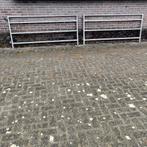 gegalvaniseerde poorten, Tuin en Terras, Tuinhekken en Hekwerk, Ophalen, Gebruikt, IJzer, Spijlenhekwerk