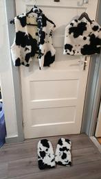 Koeienprint set: vest, rok, beenwarmers, Kleding | Dames, Overige Dameskleding, Zelfgemaakt, Ophalen of Verzenden, Gedragen