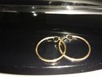 Gouden dames creolen 14 Kr, Sieraden, Tassen en Uiterlijk, Oorbellen, Hangers, Ophalen of Verzenden, Zo goed als nieuw, Goud