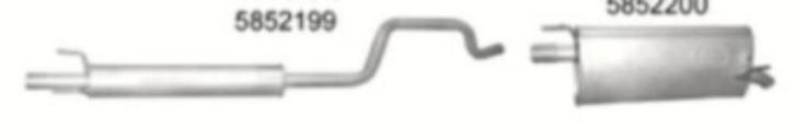 UITLAAT OPEL MERIVA a 1.6 mont.klemmen, Auto diversen, Overige Auto diversen, Verzenden