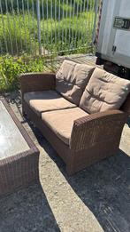 Bellagio tuinset loungeset, Tuin en Terras, Tuinsets en Loungesets, Ophalen of Verzenden, Zo goed als nieuw, Wicker, Bank