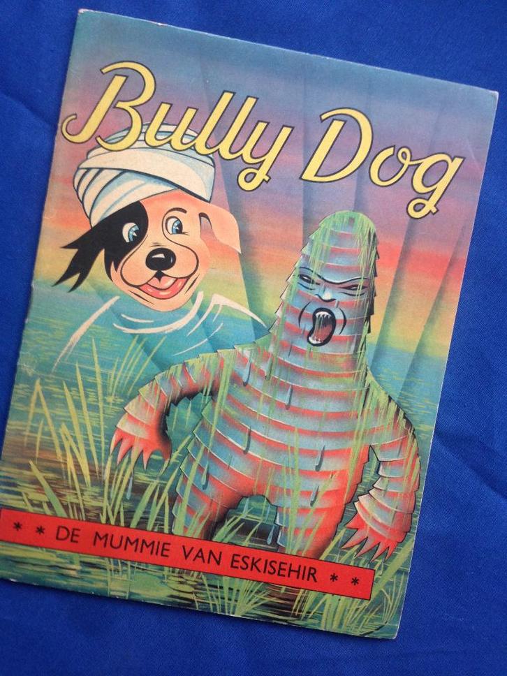 Oude strip Bully Dog de mummie van Eskisehir, Antiek en Kunst, Antiek | Boeken en Bijbels, Ophalen of Verzenden