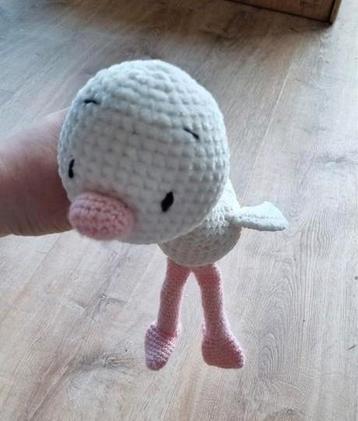 Handgemaakte knuffel zwaan zacht beschikbaar voor biedingen