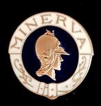 Minerva speld- donkerblauw-wit, Verzamelen, Verzenden, Nieuw, Transport, Speldje of Pin