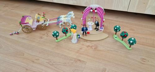 Playmobil Bruiloft set 2: 9229 paviljoen en 9427 koets, Kinderen en Baby's, Speelgoed | Playmobil, Gebruikt, Complete set, Ophalen of Verzenden