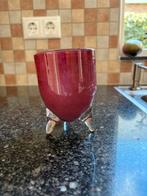 Dutz vaasje -, Huis en Inrichting, Ophalen of Verzenden, Rood, Glas, Minder dan 50 cm