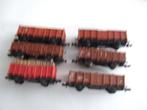 6x hoogboordwagons met lading, Verzenden, Gelijkstroom, Wagon, Overige merken