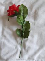Kunstbloem rode roos, Binnen, Gebruikt, Ophalen of Verzenden