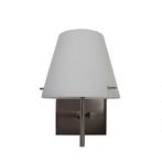 ZARA wandlamp opaal glazen kap met dimmer, Gebruikt, -, Ophalen of Verzenden, Glas