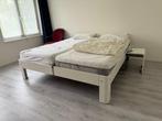 Auping tweepersoons bed – elektrisch verstelbaar, Ophalen, Wit, Tweepersoons, Tijdloos